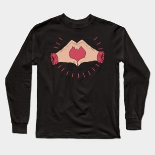 hand heart Long Sleeve T-Shirt